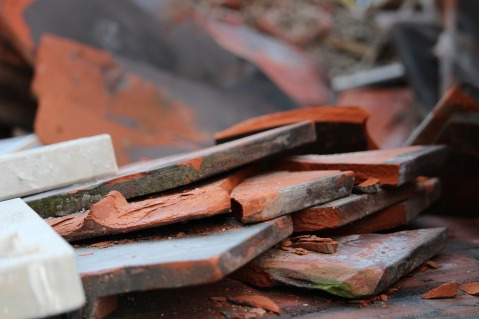 Abfallanlieferungen auf dem Recyclinghof