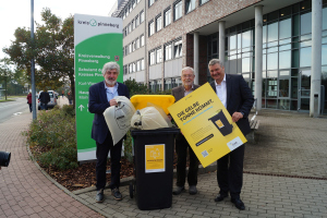 Herbert Schultze (HAMEG), stellv. Landrat Manfred Kannenbäumer und Jens Ohde (GAB)