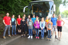 20150812 Abfahrt Jugendgruppe