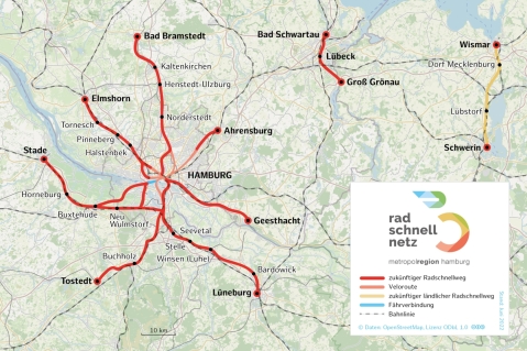 Radschnellweg nach Hamburg