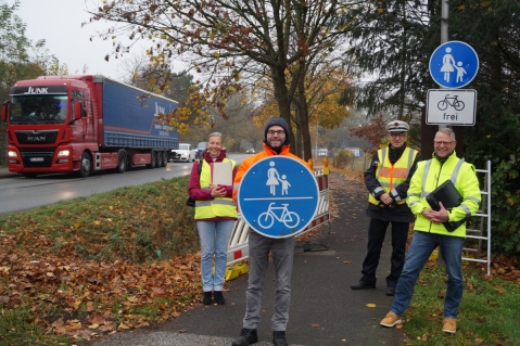 Radweg entlang der L 107