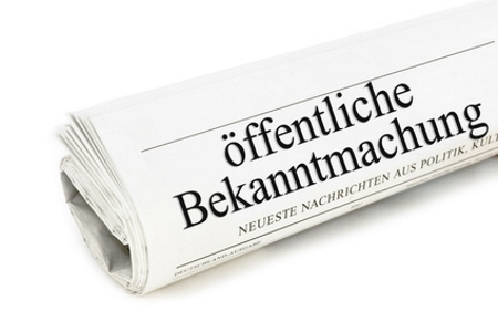 Bekanntmachung 20180830